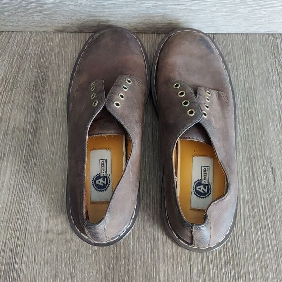 Arizona Jean Co Vintage Brown Leather Oxfords Size 7 - Picture 6 of 10